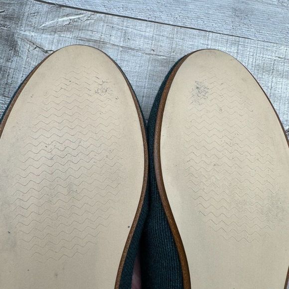 Rothy's The Merino Wool Loafer Flats Womens Size 9.5 9 1/2 Ivy Green Slip On - Picture 10 of 11